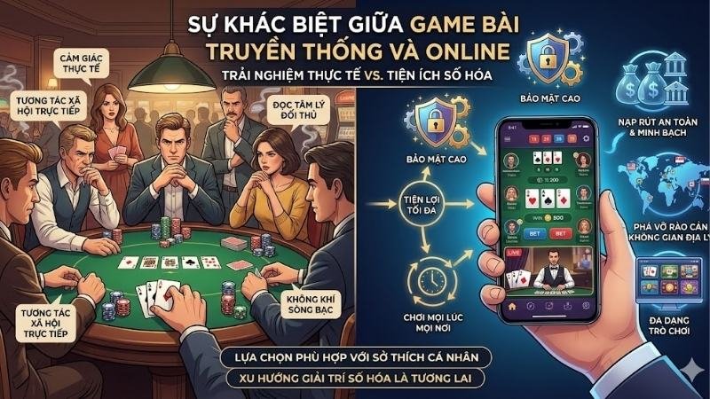 su-khac-biet-giua-game-bai-truyen-thong-va-online